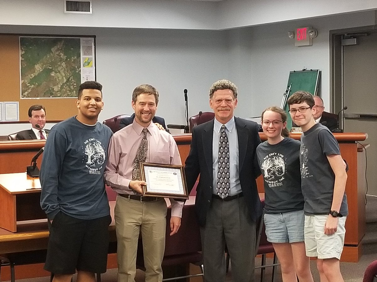Congrats <a href="/WHSAVE/">Warren Hills SAVE</a> for being honored by the Washington Township Committee for their dedicated work on maintaining hiking trails in our community.