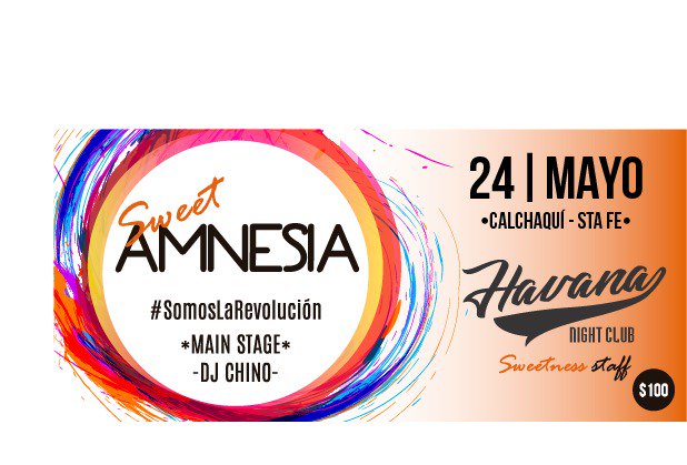 SweetnessBarras's tweet photo. Ya casi estamos! Se viene un Viernes #Distinto #ATR #SweetAmnesia #SomosLaRevolucion el #Staff copa Havana Night Club
Mayo|24 #SalimosTodos https://t.co/i813d5nv07