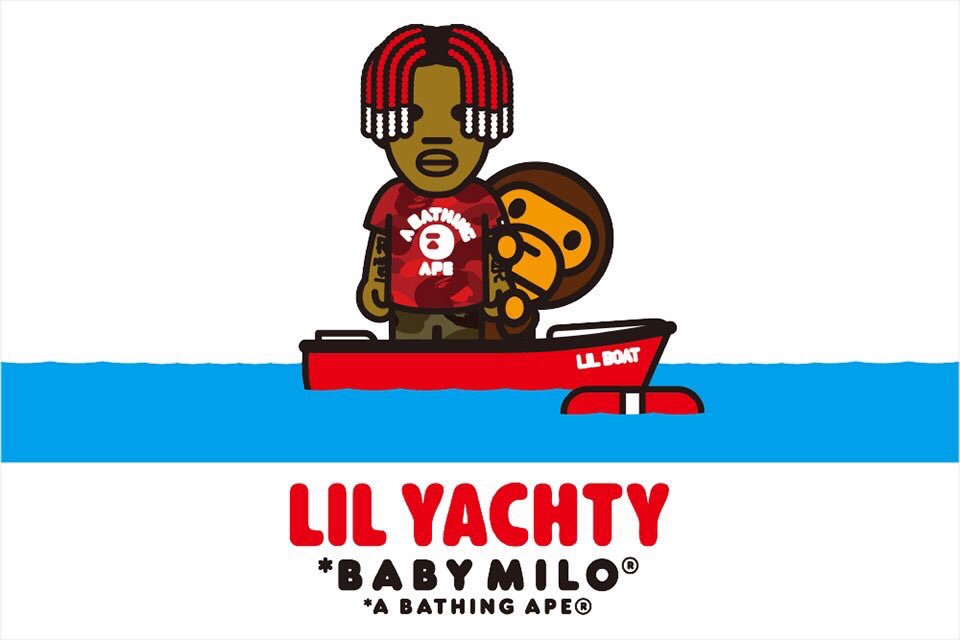 ট ইট র 𝐔𝐏 𝐓𝐎 𝐃𝐀𝐓𝐄 A Bathing Ape Lil Yachty 人気ラッパーとの最新コラボコレクションが国内5月25日 土 に発売予定 Bape ベイプ エイプ リルヨッティ ファッション アパレル 詳しくは記事をチェック T Co Fpnabb2ddt Top