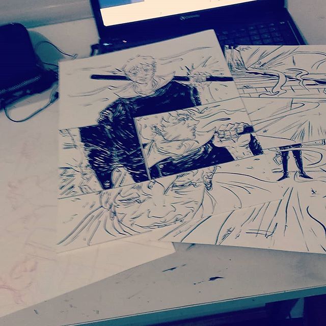 theimmigrantart's tweet photo. Luzes, nanquim e Ação!
#hqindependente #crowdfunding #financiamentocoletivo #noir #aquarela #nanquim #catarse
#ilustra #dailysketch #dailyart #drawing #indiecomics #sketchbook #sketch #ink #artista #manga #art #image #watercolor #aquarela #brush #pen #manga #anime #sequen… https://t.co/elXMdDY3gi
