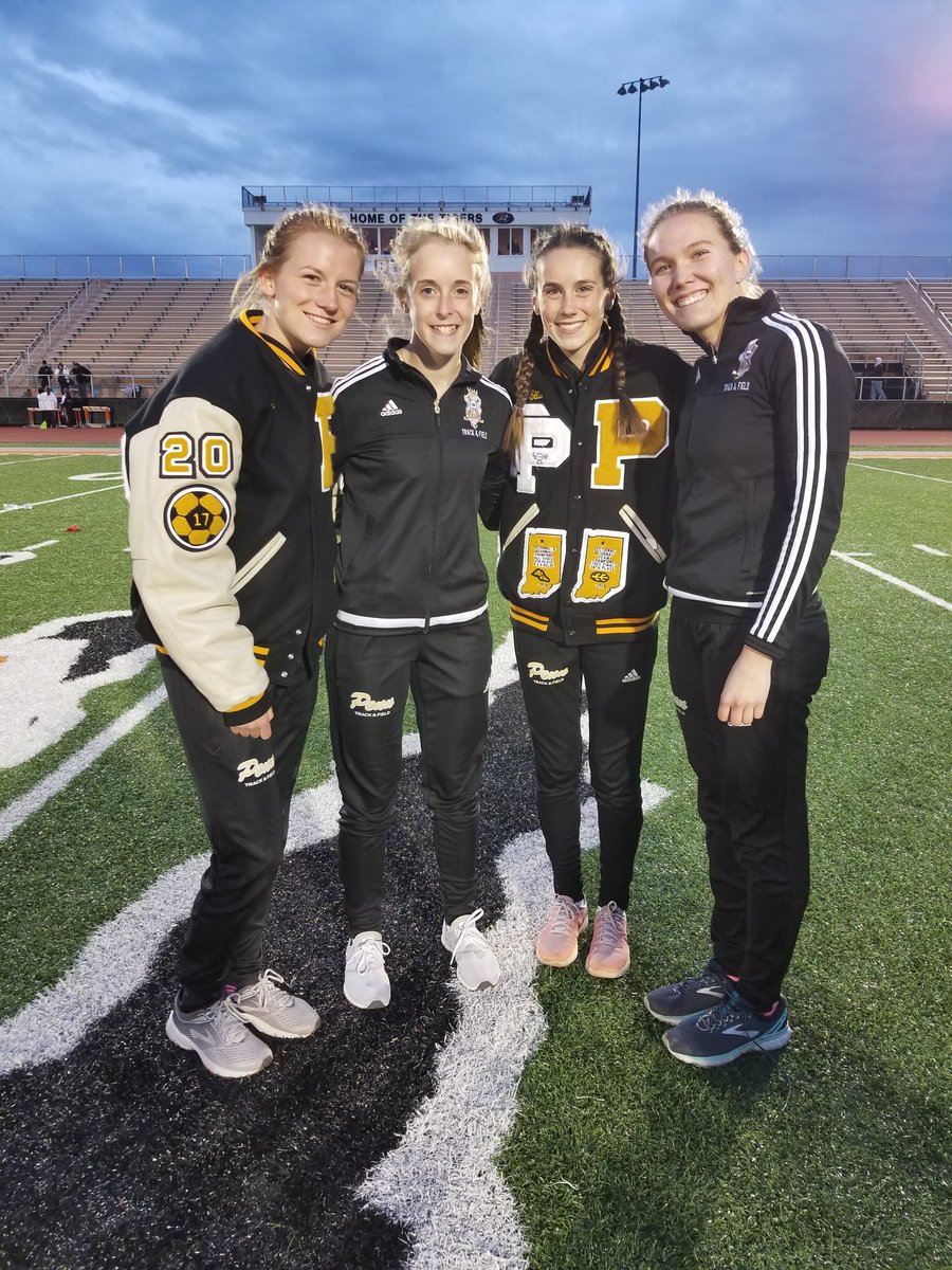 Our Girl's 4 x 800m relay team placed 1st is on their way to State next week in Bloomington!!!