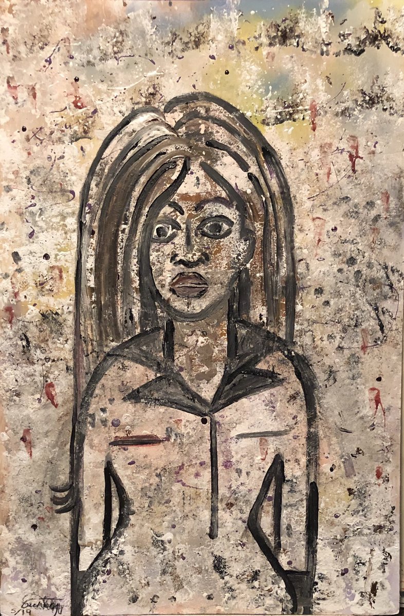 Joshuapaprika's tweet photo. New
She said what?
20x30
 acrylic spray &amp; lacquer paints on foam board
$300
To see more of my work visit https://t.co/pzvjPiz03d 
Enjoy! 
#collages #doodles #ethnicart #abstractsart #color #texture #tones #shadows #paprikaillustrations #paprika #art #NYCART #NYCARTIST https://t.co/xGBdfvmrMq