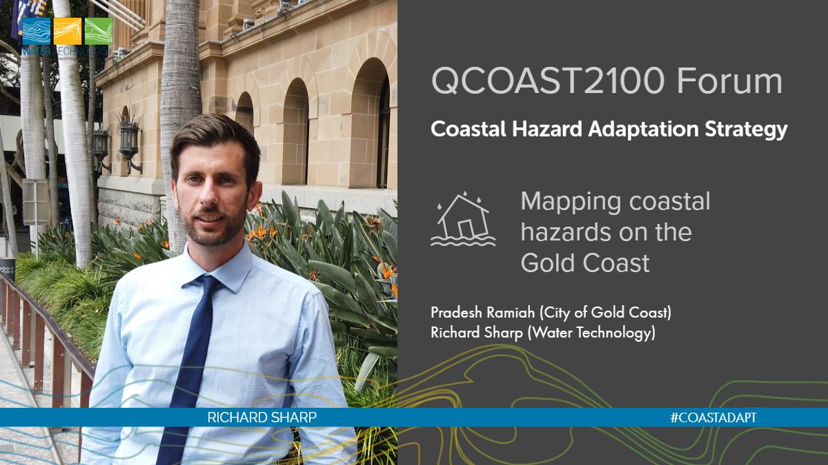 WaterTechPtyLtd's tweet photo. At the 5th @lgaq #QCoast2100βs Knowledge & Information Sharing Forum, Pradesh Ramiah (City of Gold Coast ) & @Richardsharp84 (@WaterTechPtyLtd) will present the challenges of developing a Coastal Hazard Adaptation Strategy for a coastal city. #coastadapt #resilience https://t.co/OR7zuRslgP