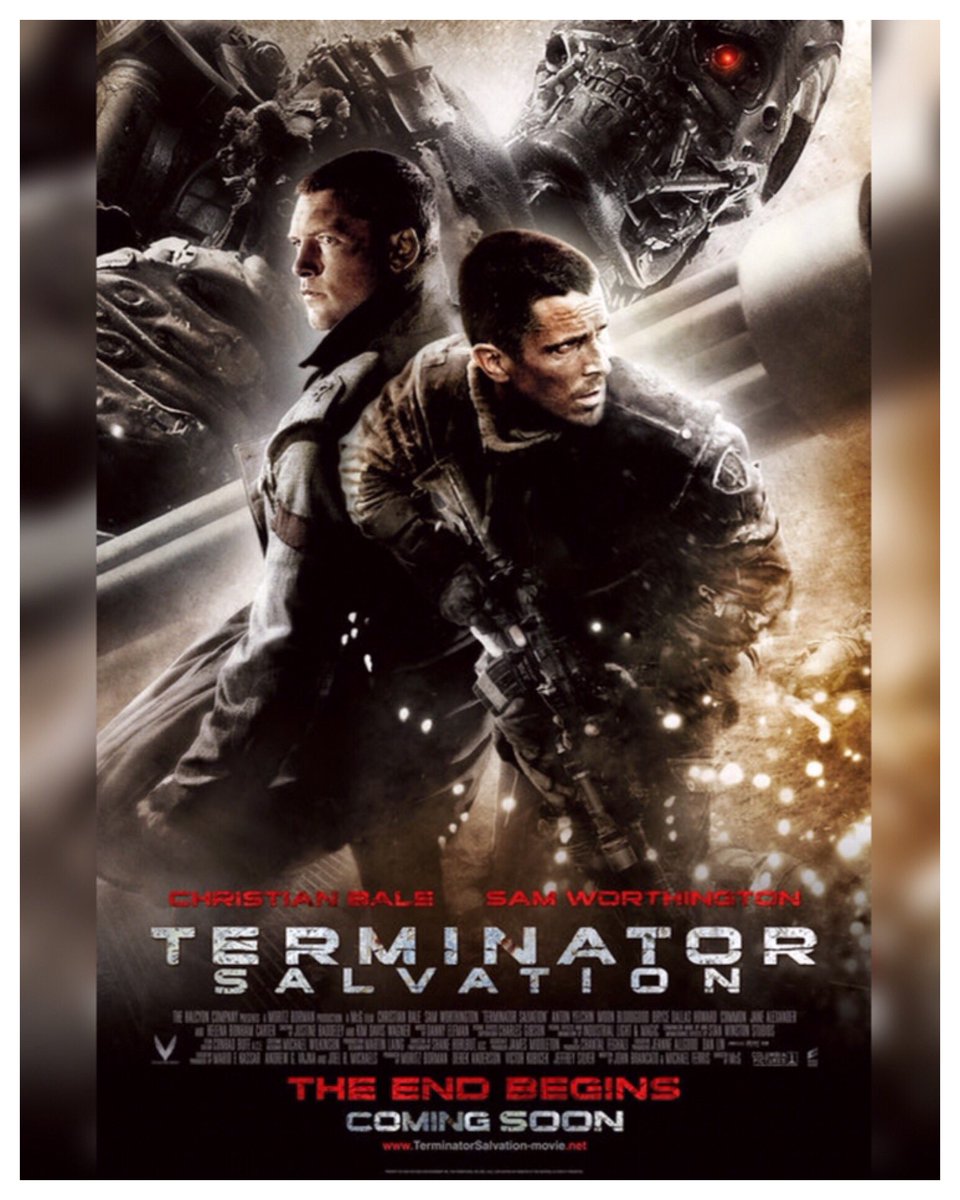 10 years #TerminatorSalvation #ChristianBale #SamWorthington #AntonYelchin #MoonBloodgood #BryceDallasHoward #Common #HelenaBonhamCarter #MichaelIronside #McG #TheTerminator