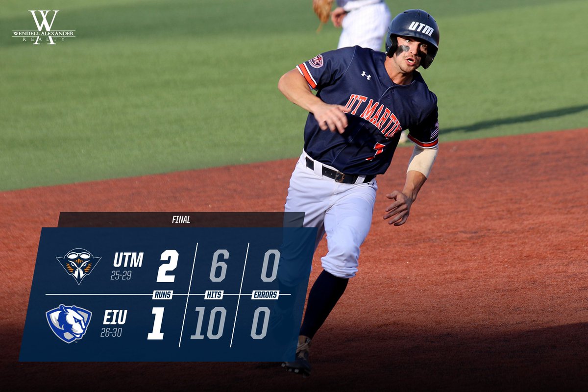 ETHAN_RECLAIM's tweet photo. BASE: @UTMBase churns out a thrilling 2-1 win over Eastern Illinois to advance to tomorrow's second round of the OVC Championship tournament! https://t.co/T1YfBRuiFx