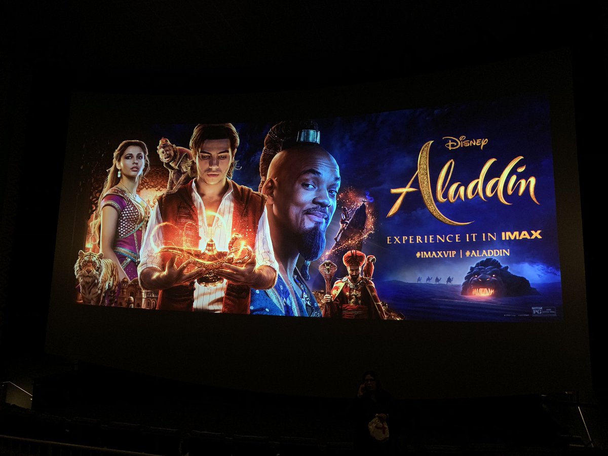 FrankieVizzle's tweet photo. I’m just here to see how #WillSmith does as the #Genie! #iMaxVIP #Aladdin @Jamn957 #FrankieAndTati https://t.co/wtKIoSOPUc