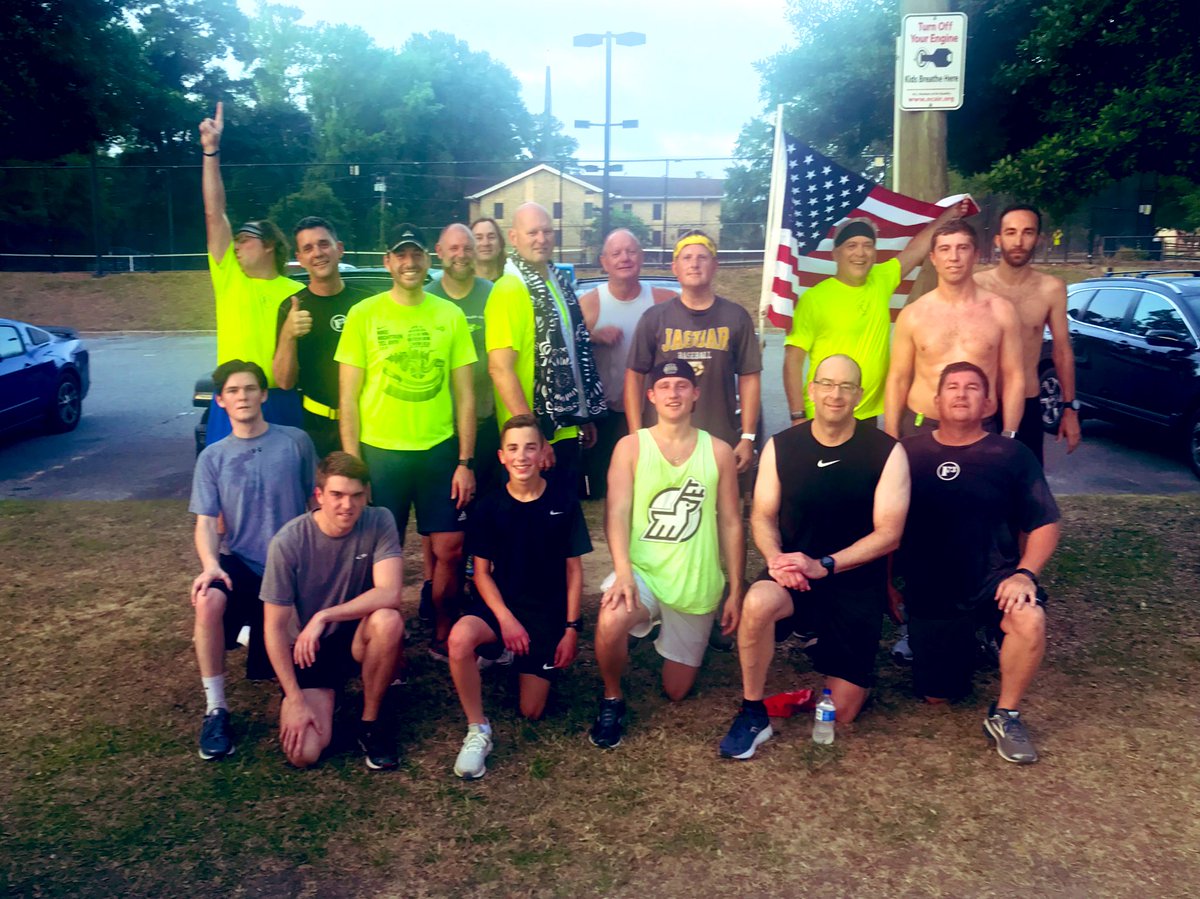 robhallrealtor's tweet photo. 18 PAX SURVIVED “SLIM FURY” @F3ENC #RunStrong Awesome Q by #TwitterlessSlim Happy BDAY Base Burglar! https://t.co/zE0RTLO9MY