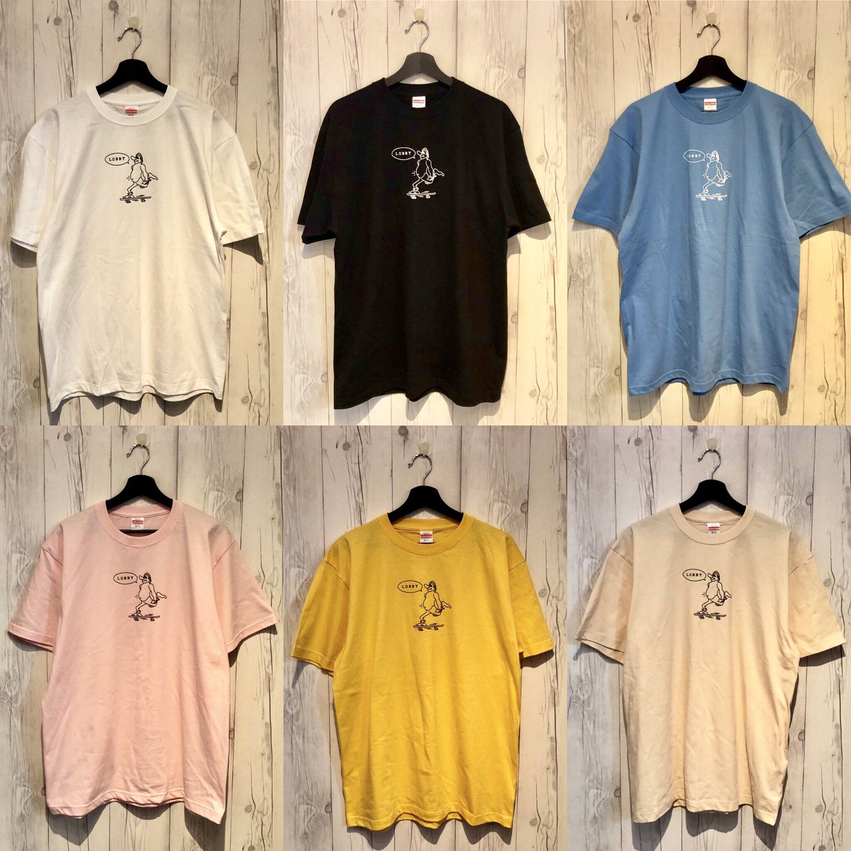NEWCLASSICTOKYO's tweet photo. T-Shirt [Basic Logo]
【LOBBY】Skateboard T-Shirt

受付販売開始！

▼受付期間
5月22日(水)〜6月1日(土) 23:59まで

▼発送予定
6月中旬〜6月下旬

https://t.co/j6UFDWmLY1

#NEWCLASSICTOKYO
#LOBBYTOKYO https://t.co/MG5HWK7ysE