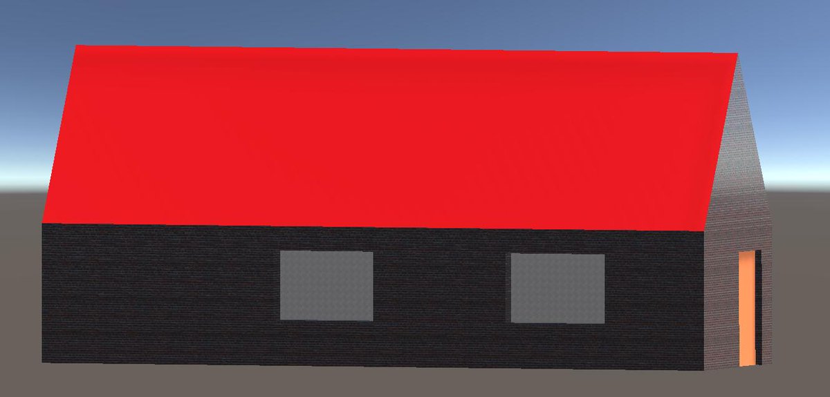 cyross4vocaloid's tweet image. #Unity + #uModeler で家とかビルとか作ってみた