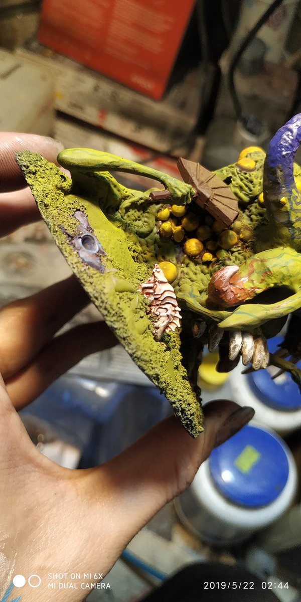 SonOf_Nurgle777's tweet photo. 開始油配色
放工再干掃與洗塗

#樹 #納垢 #自製 #模型 #噴塗 #畫花 #nurgle #手塗 #nurgledaemons #nurglings #nurging #warhammerpaintin #warhammerpainting #warhammer #warhammer40k #wh40 #戰錘40k #戰錘 #魔改造 #ウォーハンマー #ウォーハンマー40k #feculentgnarlmaw #fathernurgle https://t.co/EDr8V0nI6r