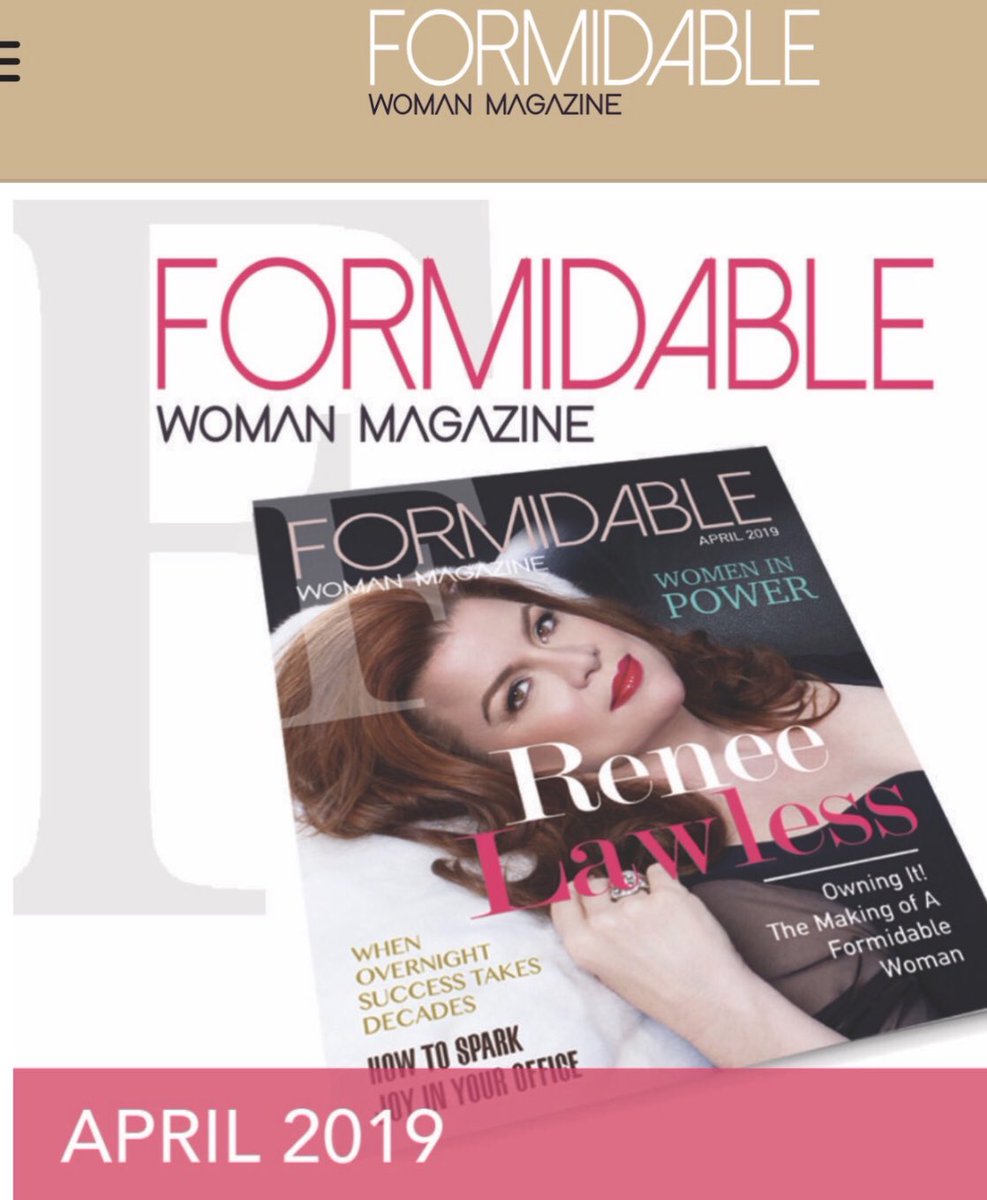 MsReneeLawless's tweet photo. Download the April issue of #FormidableWomanMagazine https://t.co/dBokdowCrH https://t.co/iQXcyr8ntb