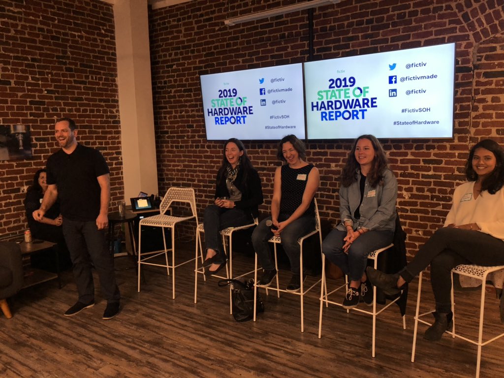 At event of online manufacturing platform @Fictiv goal is which of democratisation of manufacturing world #hardwareformasses