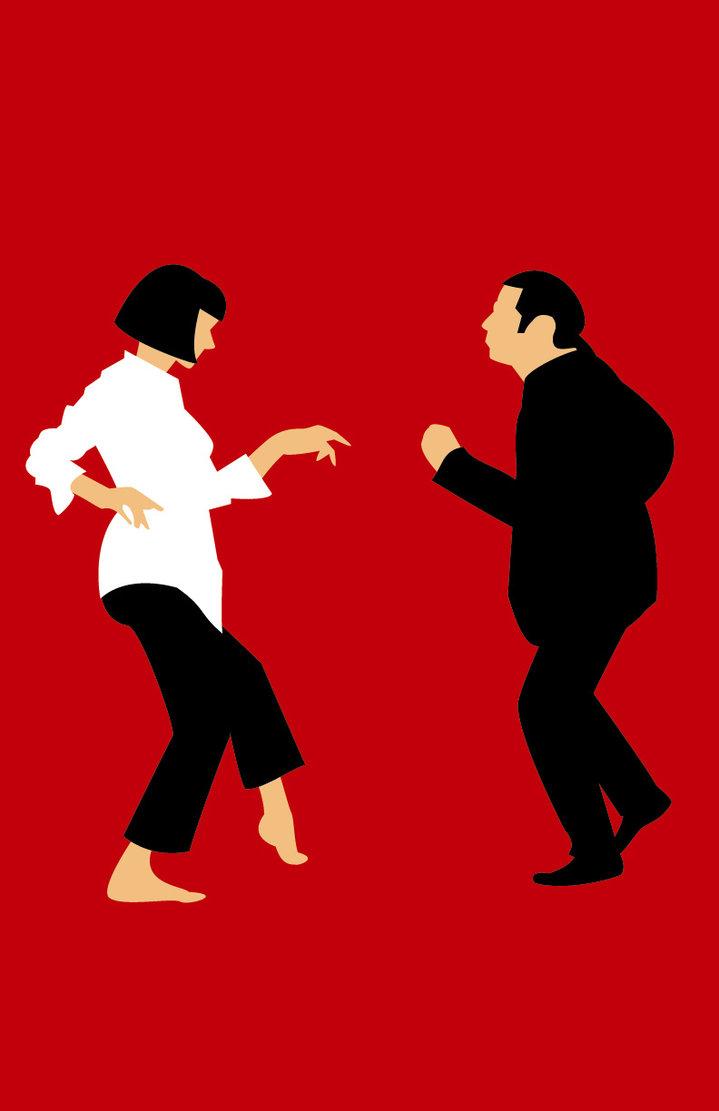 algavito's tweet photo. Hace 25 años se presentaba Pulp Fiction de Quentin Tarantino en el festival de Cannes, donde nos regalo entre tantas cosas, esta icónica escena. https://t.co/mab3OgS1O8