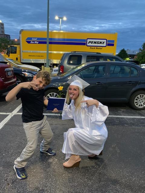 So this is it. The girls graduated this evening!