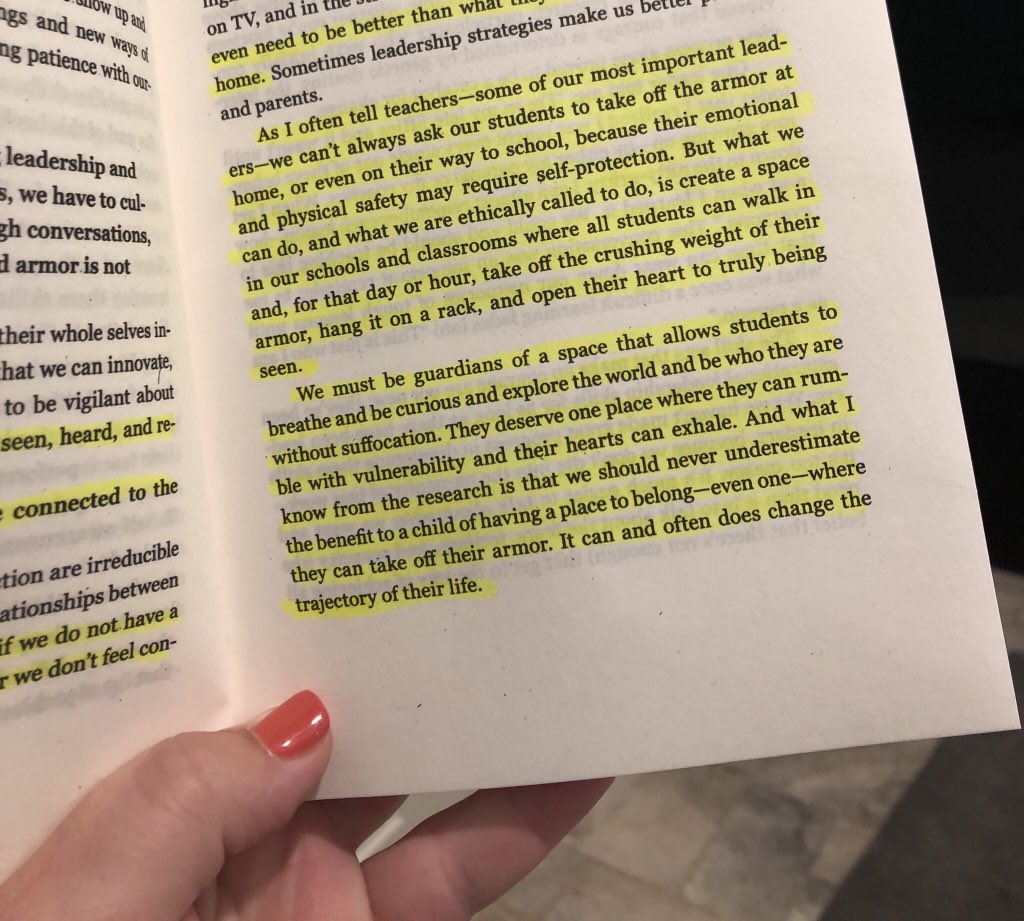 FYoakam's tweet photo. Whoa! @BreneBrown
Yes!!!! And we need to create school cultures where teachers, staff, and leadership model and do the same!
#relationshipsmatter #leadershipleads #daretolead #inthearena #keepstandingup #coachthemup #toughconversations https://t.co/4bqUbHWyE5
