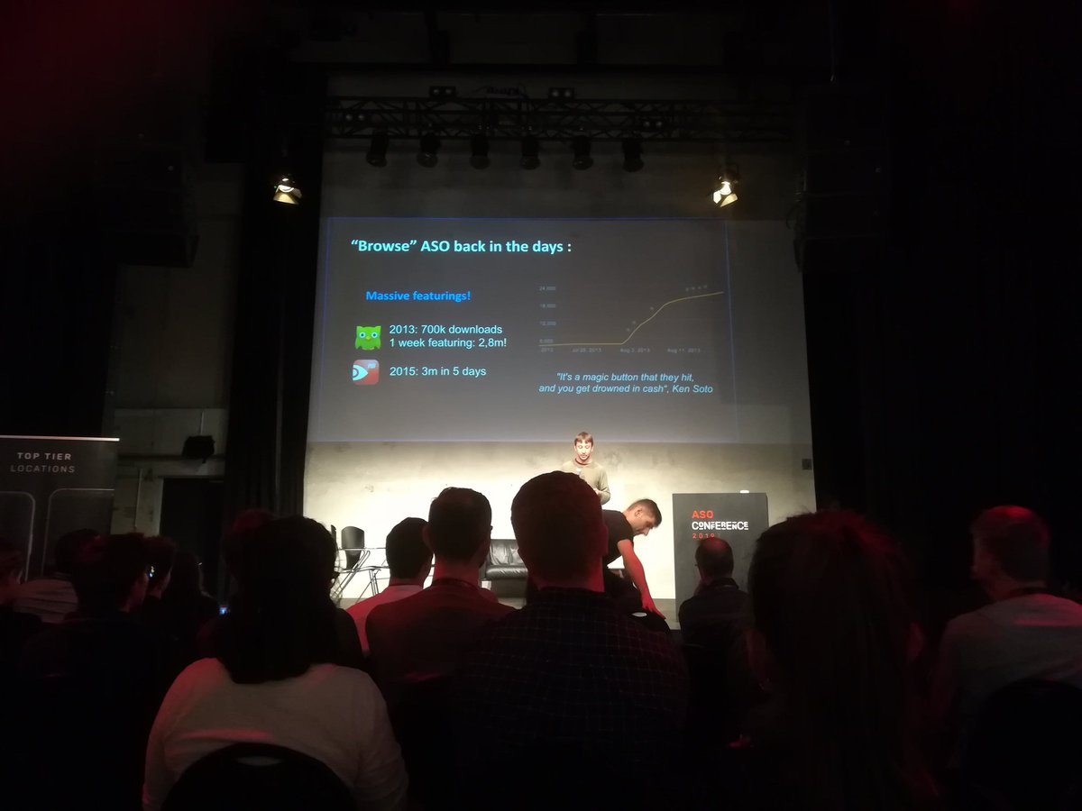 zosia_lach's tweet photo. Good old days of ASO by @Thomasbcn
#asoconference https://t.co/81EsJKHgZx