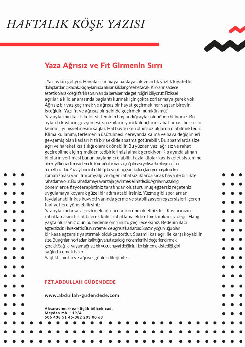 abdgudendede's tweet photo. #abdullahgudendede #yazaagrisizgir #yazafitgir #koseyazisi #fizyoterapistabdullahgudendede #fibromyalji #kulunc #egzersiz #yuzme #ozon #noral https://t.co/jsjDp1mVlg