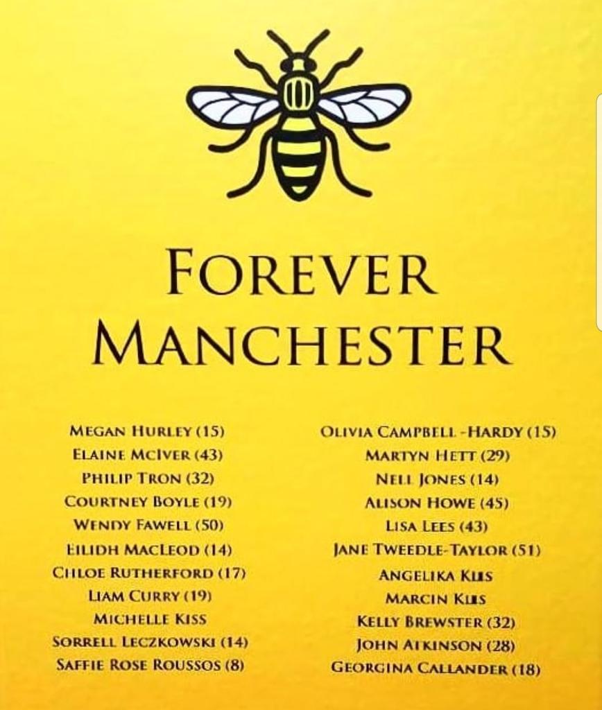 FootyAccums's tweet photo. Today we remember the 22 innocent lives lost in the Manchester Arena attack on 22 May 2017.

RIP 🐝 https://t.co/DtFoLFk8Ky