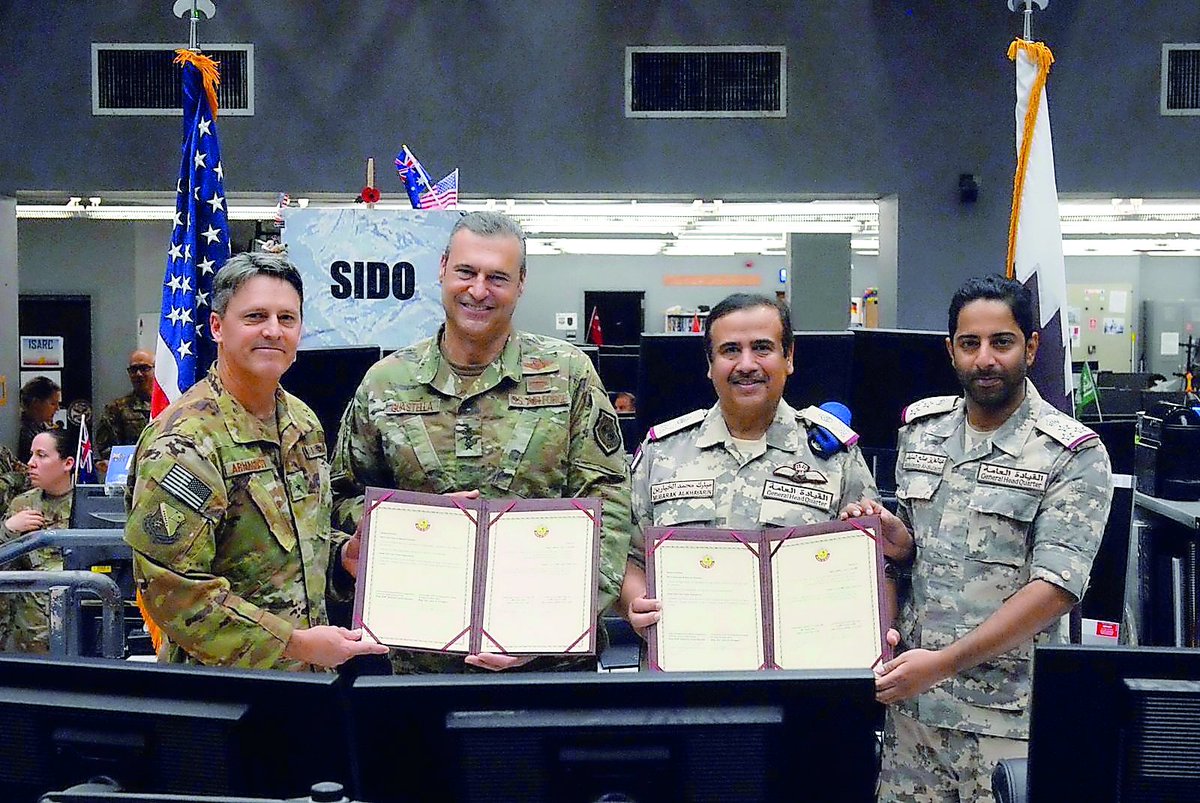 PeninsulaQatar's tweet image. QAF and Al Udeid Airbase celebrate signature of Nato Standard Operating Procedures
thepeninsulaqatar.com/article/22/05/…
#Qatar #QAF #AlUdeidAirbase