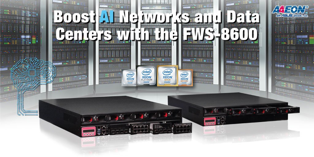 AAEON's tweet photo. Boost #AI Networks and Data Centers with the FWS-8600 Network Appliance. Powered by 2nd Generation Intel #XeonSP #CascadeLake featuring Intel Deep Learning Boost, learn more in our latest eNewsletter. https://t.co/5CyqHUERG6
#AI #IOT #AIOT #Networks #SDN #NFV https://t.co/gFN3dIlhNM