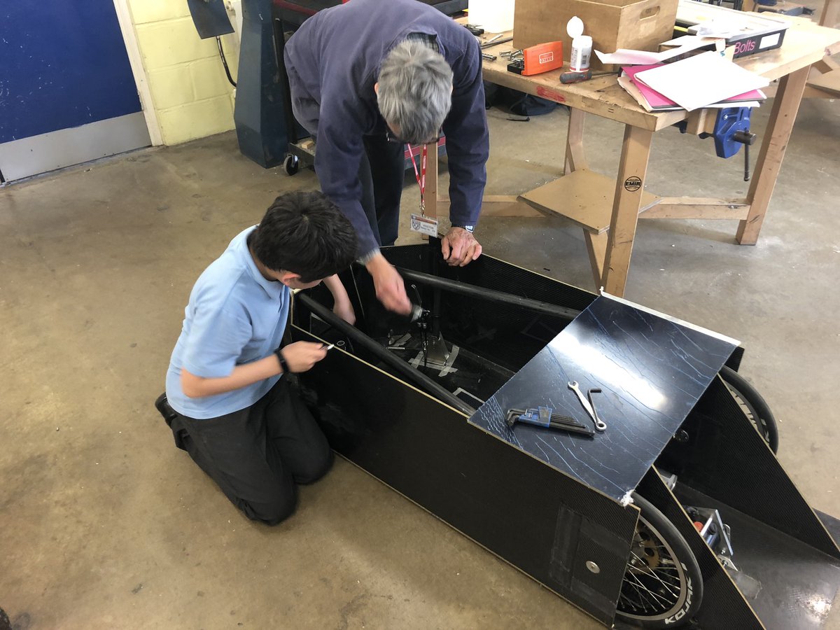 STEM green power car is well on the way - good work year 7!