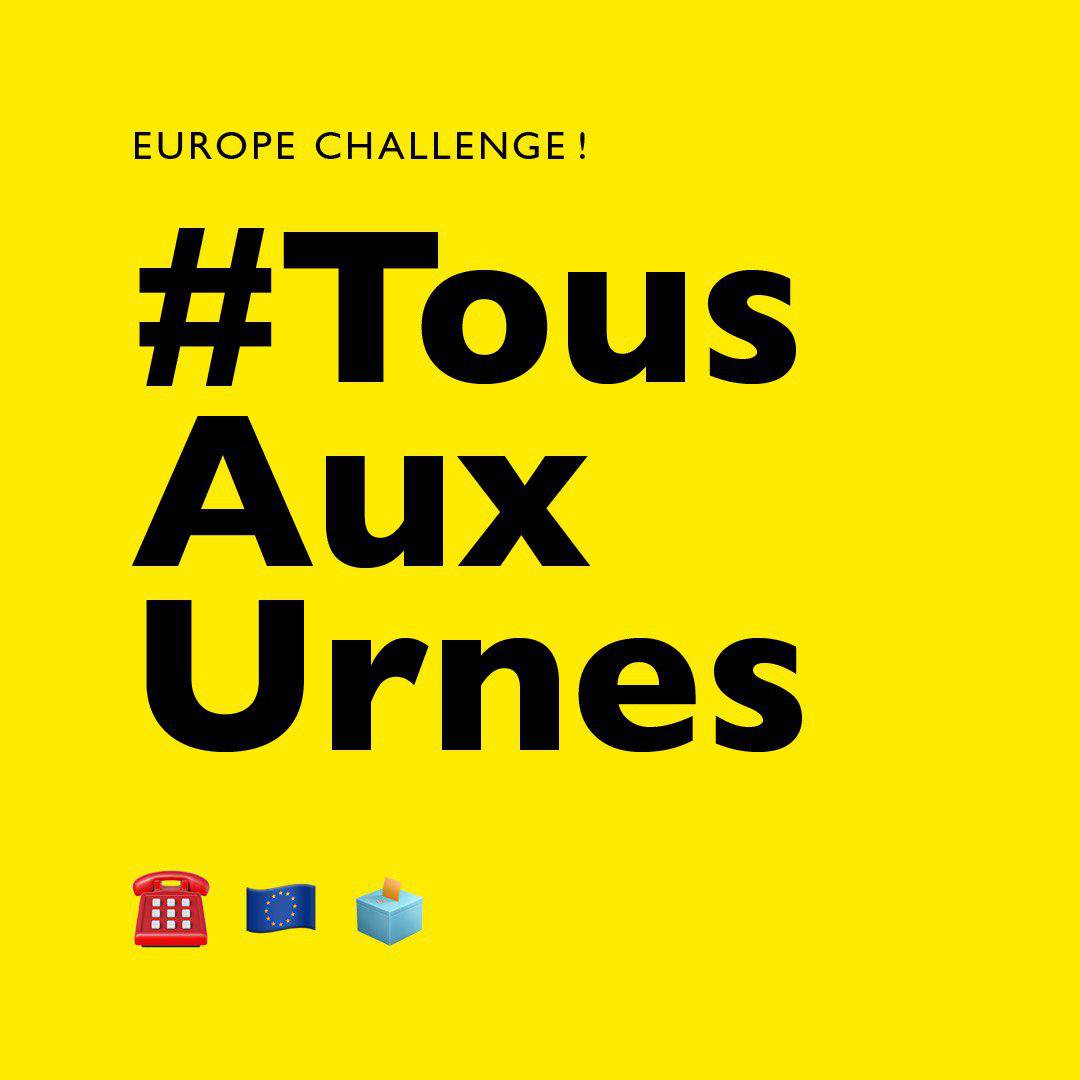 #TousAuxUrnes 

#EuropeChallenge