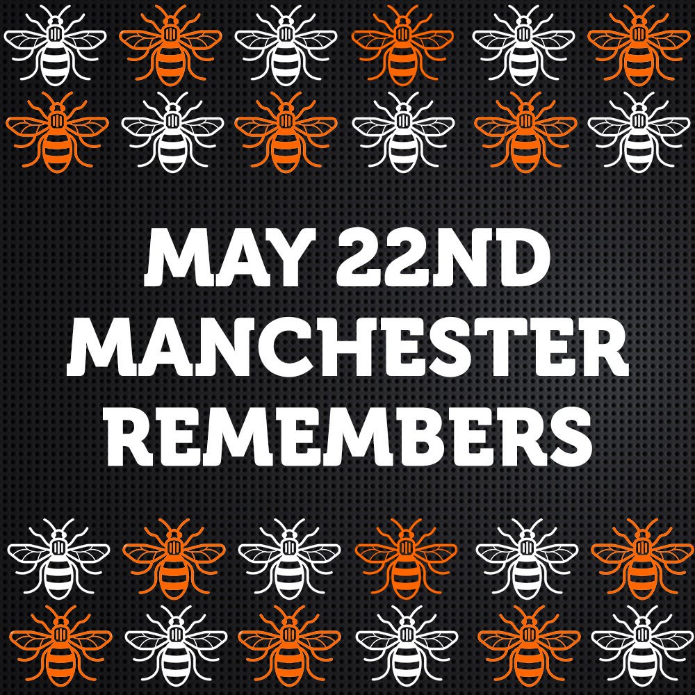 MFC_Futsal's tweet photo. Love Will Always Win. Always in our thoughts. ๐ #ManchesterRemembers #beesformanchester ๐ 22/5/2017 https://t.co/AOqtteFuaV