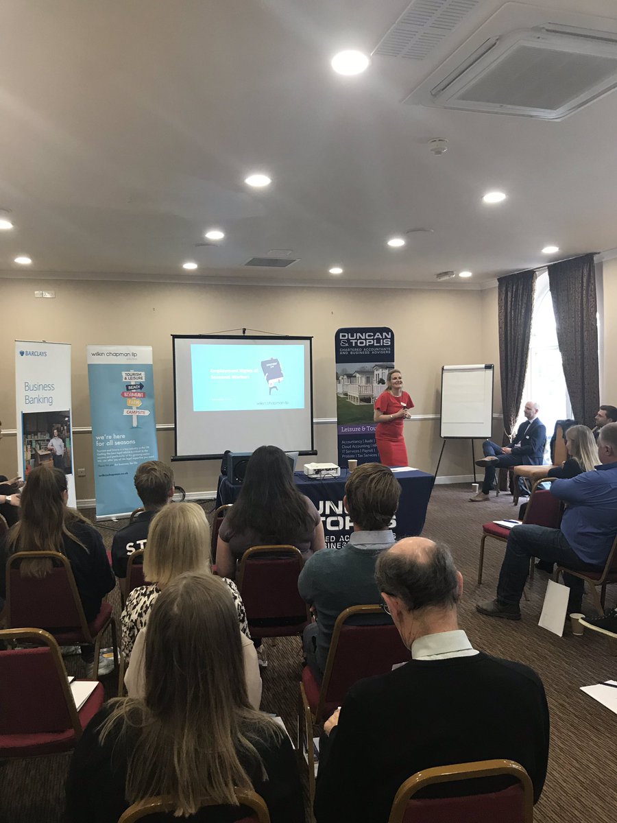 Katie Davies from our Employment team advising on employment rights for seasonal workers @duncantoplis @BarclaysUK #caravanparks #Employment #seasonalworkers #tourism