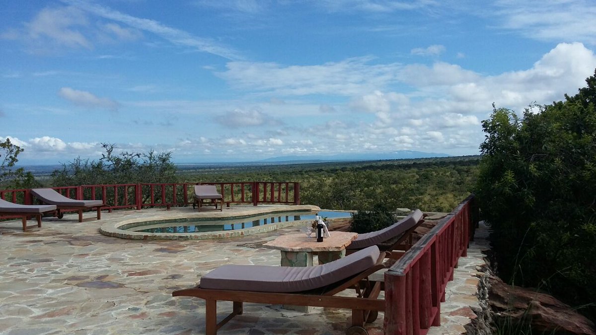 Imagine viewing the beauty of Tarangire National Park from the swimming pool area at the Balloon Camp Tarangire!!
You can book now through E; tarangire@madahotels.com #KARIBU

#TarangireBalloonCamp #View #baobabTree #nature #AbottleOfWineToAccompanyYou #tanzania 
#BookingsAreOpen