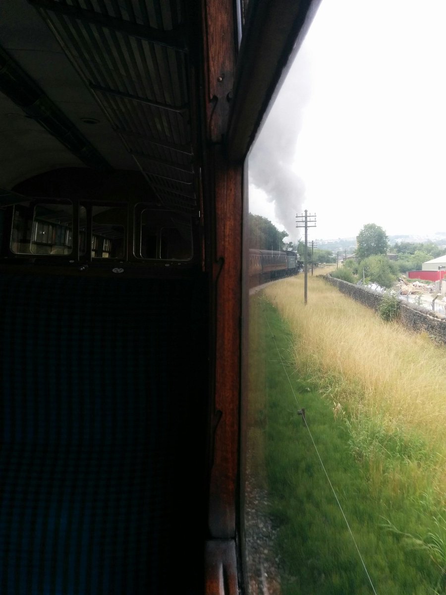 It's trains and planes theme this Sunday! I took this shot on a train to Haworth and the Brontë house. #wirral #screenfree