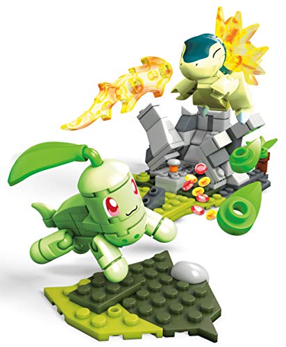 theqvivo's tweet image. Mega Construx Pokemon Chikorita Vs. Cyndaquil Dom Building Set $7.99 #Amazon #Construx amzn.to/2WkZGRF