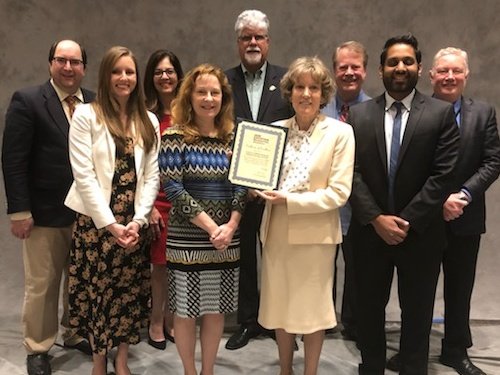 volunteertrina's tweet photo. @RadiologyACR recognized CARROS for excellence in membership. Thanks to #RadOnc members @SimonLo21054188 @j_luh @hina_saeed0 and many more for making members a priority and for your work to bring new members into the fold. #ACR2019 #RadLeader https://t.co/2nkRmUL7ep