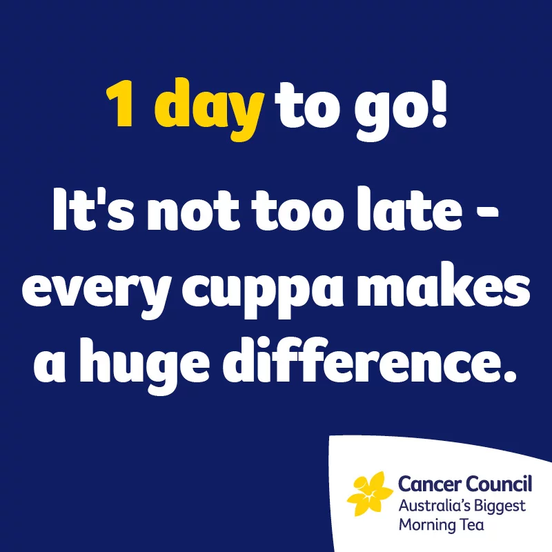 MetroStorageAu's tweet photo. Australia’s Biggest Morning Tea is tomorrow! Come down to any Metro Storage facilities at 10am to enjoy tea and treats and help us raise funds for Cancer Council Australia

#metrostorage #biggestmorningtea #cancercouncil https://t.co/FNn6e6a9e2