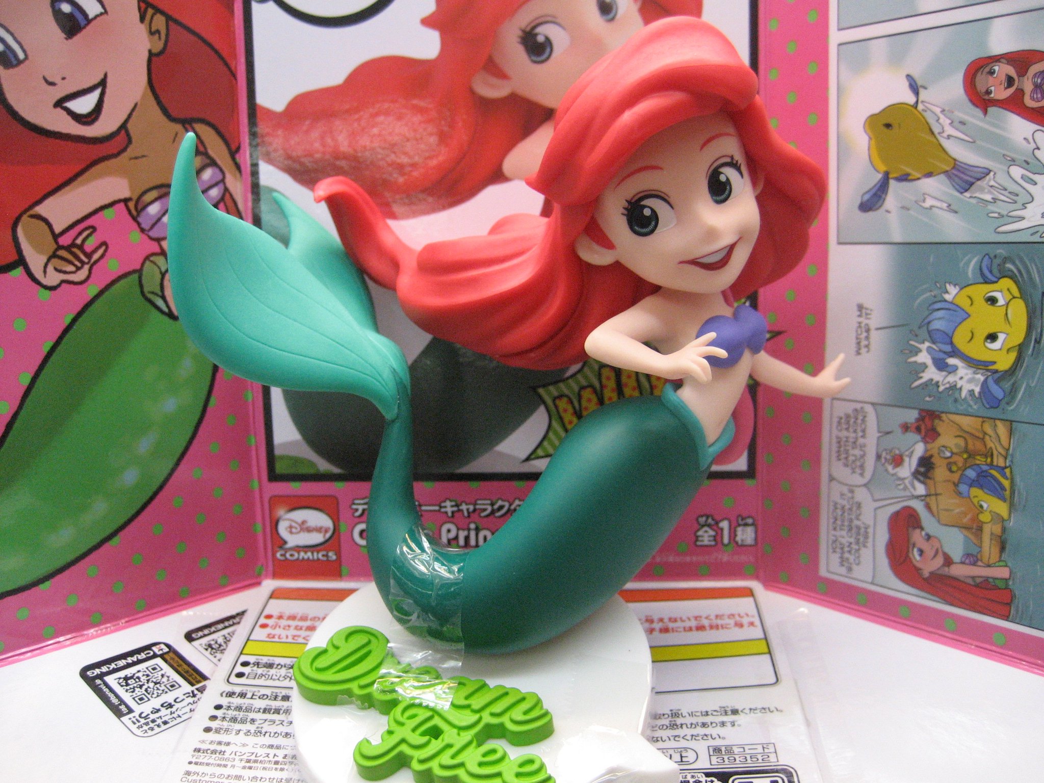おたいち 加古川店 アミューズ On Twitter ディズニーキャラクターズ Comic Princess Ariel が入荷しました デフォルメされた可愛いアリエル 箱には4コマも載っていてコミックプリンセスの名前通りのフィギュア おたいち ディズニー