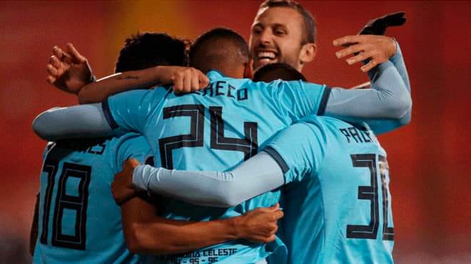 Vamos muchachos!! A seguir luchando a nivel internacional!! <a href="/ClubSCristal/">Club Sporting Cristal</a> 💪🏻

#FuerzaCristal
#RazaCeleste
#SiempreContigo