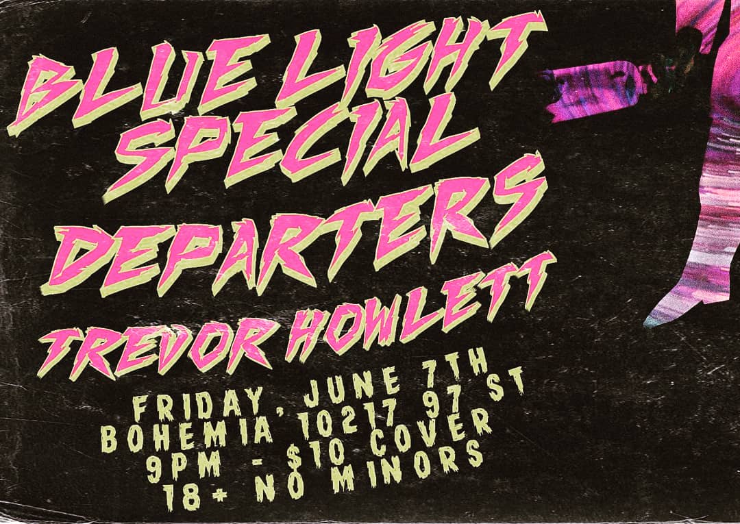 We're not on Twitter much, but thought we'd pop in to announce a new gig. June 7th down at <a href="/bohemiaYEG/">Bohemia</a> .

Come downtown for a great night of music.

#yegmusic #livemusic #indierock #SupportLocal #yegdowntown