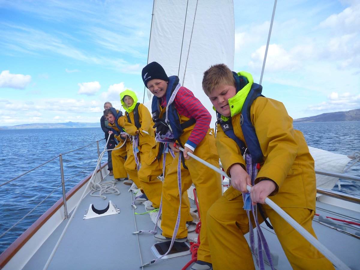 cargilfield's tweet photo. This time next week a group of Form 7 children will be aboard @gordonstoun yacht Ocean Spirit sailing round the West Coast! #broaderexperiencesbroaderminds #plusetenvous #adventure #cargilfield @SCISschools @GoodSchoolsUK https://t.co/F4ubbJgwMr