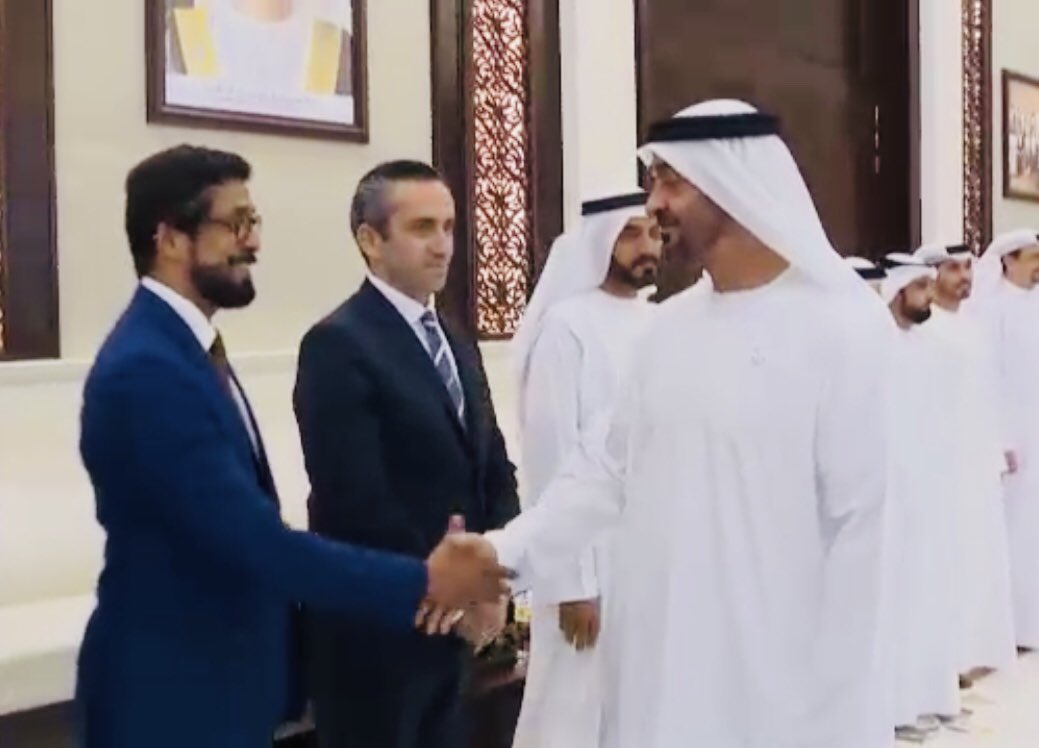 anupsdesk's tweet photo. It was an absolute honor to meet @MohamedBinZayed and @HHShkMohd last night; Proud of the work we do at @SASsoftware helping government’s use their data to serve its citizens better, and making this world a better place #advancedanalytics #DataScience #inabudhabi #dataforgood https://t.co/Ub85q1M07t