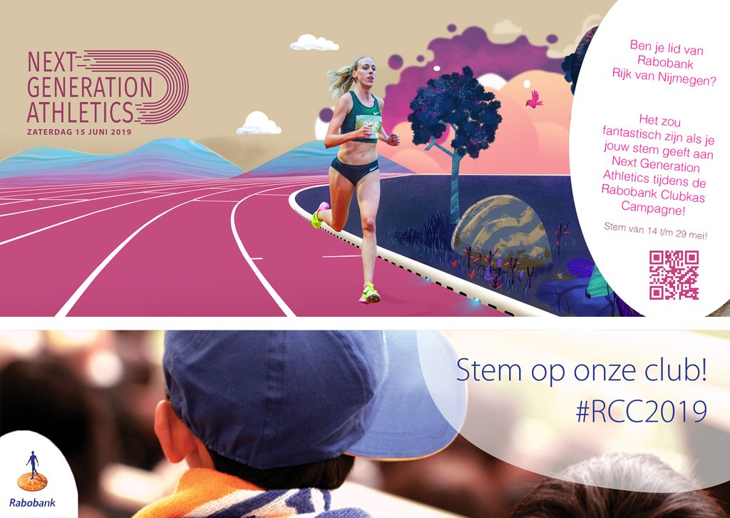 Heb jij al gestemd op NGA voor de Rabobank Clubkascampagne? Stemmen kan met jouw persoonlijke stemcode van @RaboRvN! #RCC2019