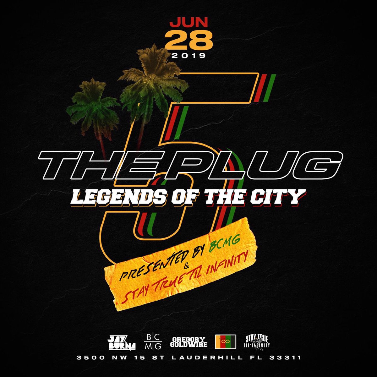 Jarrah_Uchechi's tweet photo. 📆SAVE THE DATE | JUNE 28th 2019
@BLACKCONGRESMUSICGROUP & @STAYTRUETILINFINITY PRESENTS | “ THE PLUG 5: LEGENDS OF THE CITY” Multimedia Fest - 🎥🎤🎡
DETAILS COMING SOON. || VENDOR SPACE AVAILABLE #THEPLUG5 #LEGENDSOFTHECITY https://t.co/IqQ6qhB6tP