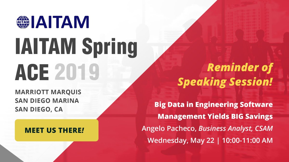 OpeniTInc's tweet image. #EngineeringSoftwareManagement solutions provide big data from metering that allow organizations to not only stay compliant but to optimize their #engineering software licenses saving them millions.
We'll discuss about that @ #IAITAMACE 2019 >> bit.ly/2WSjSr7
