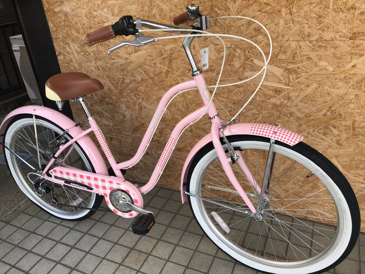 Fortunaフォルトゥーナ 自転車 カフェ A Twitter Anuinui シティサイクル ベビーピンクにギンガムチェックのアクセント 裸足でも漕ちゃうペダルで開放感大 Trek Ds2 クロスバイクですが よりトレイルも楽しめちゃうコンセプトモデル どこにでもチャリで出かけ