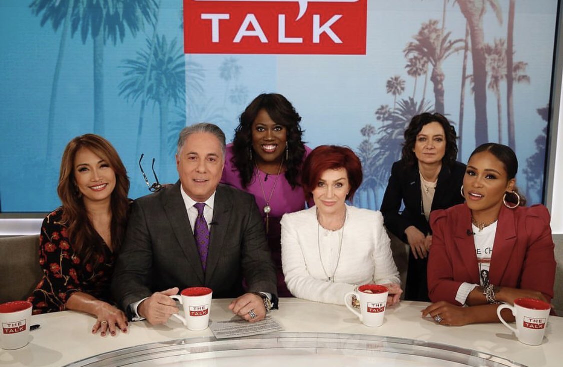carrieanninaba's tweet photo. Today we have the incredible Geena Davis on as our guest, and the wonderful @jimmoret as our #toptalker. Two people with very special souls. Geena is an advocate for inclusion and has been a trailblazer for all of us women! @TheTalkCBS https://t.co/wwZQk5xcDg