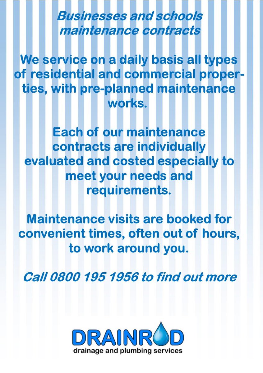 drainrodltd's tweet photo. #maintenance #blockmaintenance #blockamangement #propertymanagement https://t.co/rD8QFOWDjz