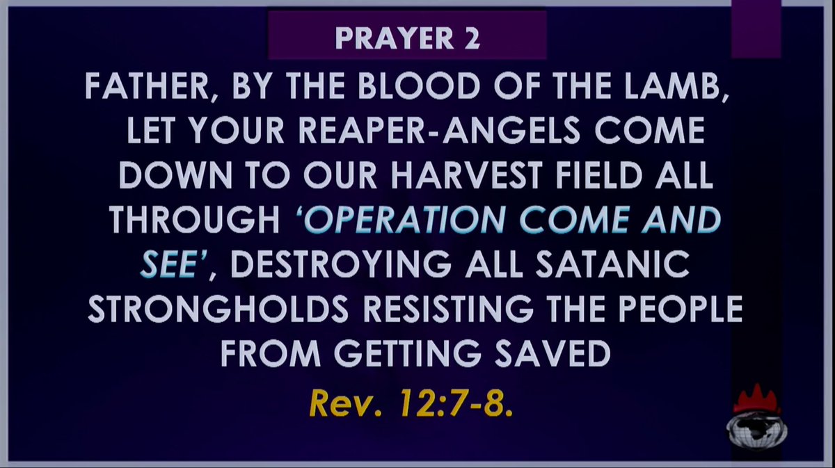 WinnersChapelNL's tweet photo. #OpComeAndSee Covenant Hour of Prayer (#CHOP), WEDNESDAY, MAY 22ND, 2019 - PRAYER POINT | Winners' Chapel International - The HOME Of SIGNS & WONDERS, Worldwide | #DivineGuidanceGatewayToAWorldOfExploits | #WinnersAt38 | #Year2019 #IHaveDominion |: https://t.co/9DGkBodagE