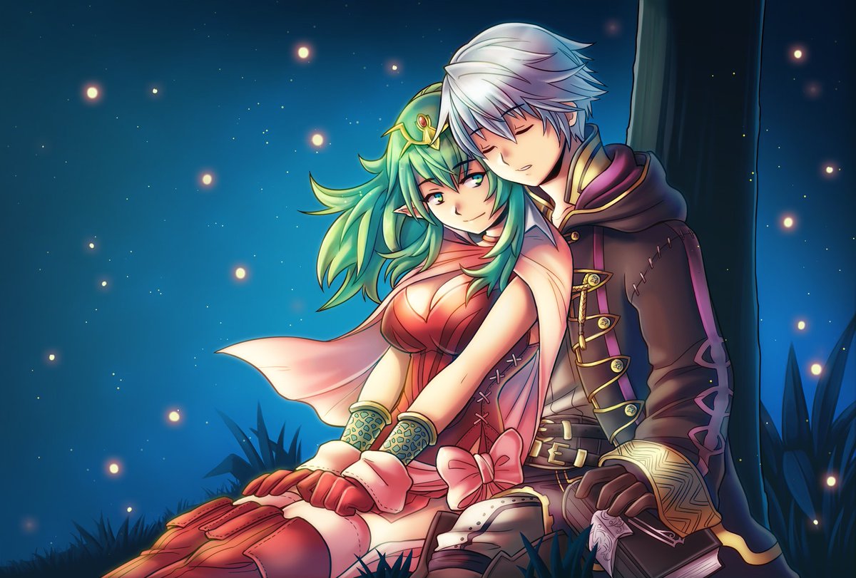 A commission of Tiki and Robin for the wonderful @HellaBoone! 