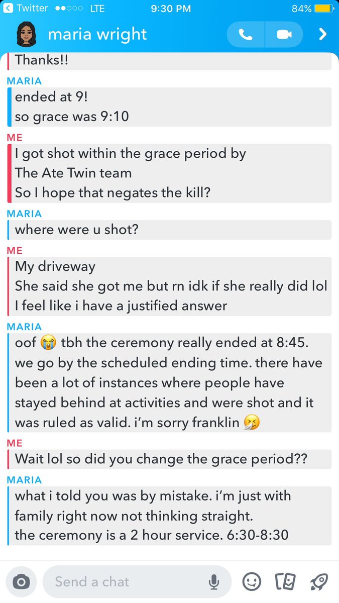 TCLHookers's tweet photo. When @GHNERF19 changes there mind on when grace period ends so Franklin is dead. Stick to your word and bring franklin back, this is bs. https://t.co/VBJ6xSiagE