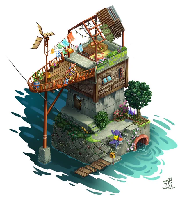 ???【お仕事募集中】???
フリーランスのイラストレーター。
背景、風景、たまにキャラ、UI、アイテム等描きます。
のんびりしたファンタジー世界が好み。

ご依頼はHPのメールフォームから↓
https://t.co/wIMcNM7QuM 