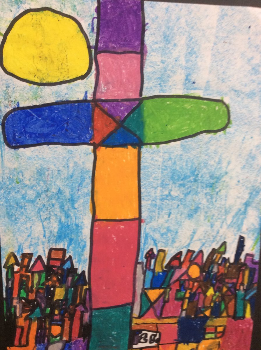 GladwinPrimary's tweet photo. Wow look #art #celebrations @GladwinPrimaryArt Exhibition.For 7 days we will share a different year groups mathematical #art . Day 5 is Year two's inspired by #paulklee Castle & Sun π #LovePeterGladwin #creativitiy #EdArt #EdMaths #growthmindset #resilience @SussexCoastTSA https://t.co/aRNOUNHuHq