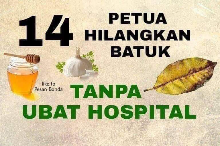 Petua hilangkan batuk